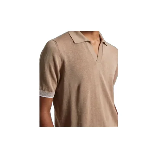 Crepe Polo Shirt