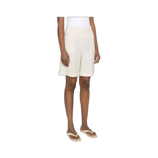 Pleated Linen Shorts