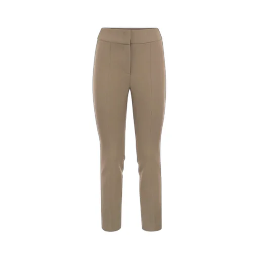 Stretch Gabardine Slim Trousers