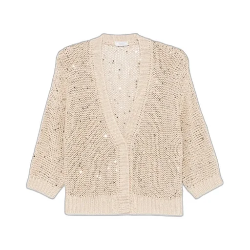Crochet-Knit Cardigan