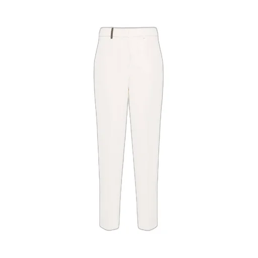 Crepe Tapered Trousers