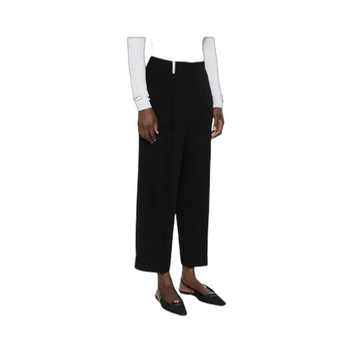 Pleated Straight Trousers
