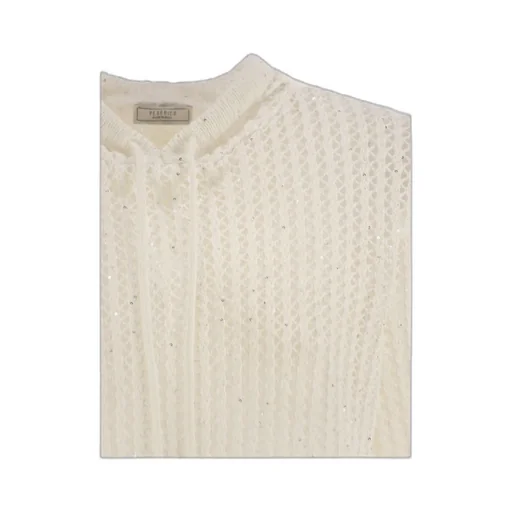 Sequined Hooded Knitwear