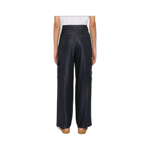 Pleated Cargo Trousers