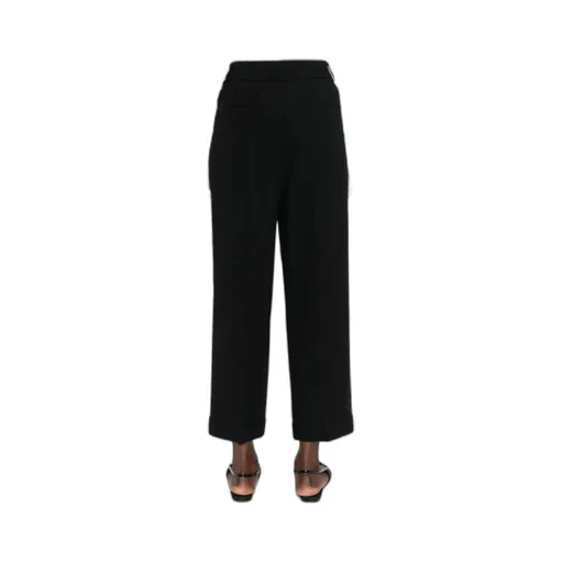 Pleated Straight Trousers