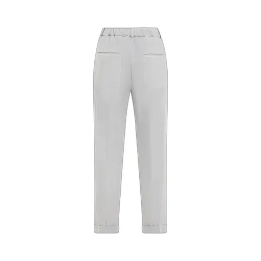 Tapered Gabardine Trousers
