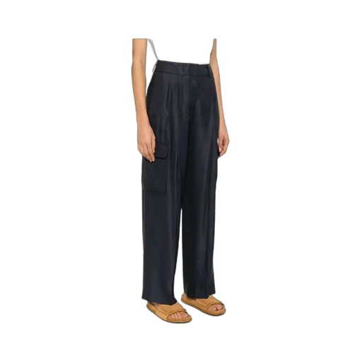 Pleated Cargo Trousers