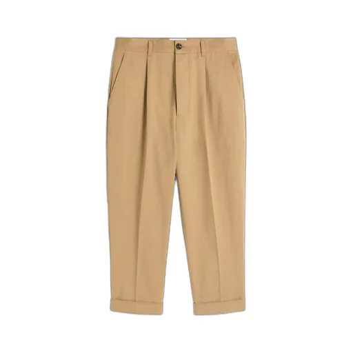 Pleated Carrot Trousers