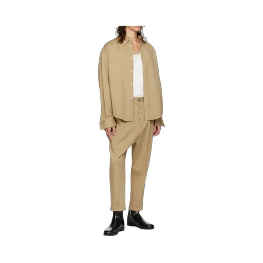 Pleated Carrot Trousers