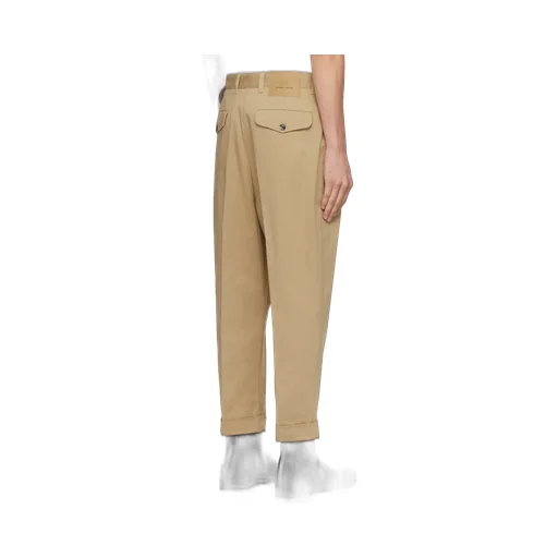 Pleated Carrot Trousers