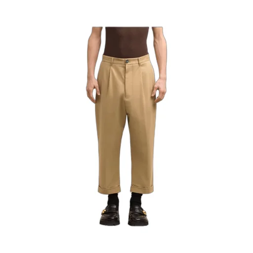 Pleated Carrot Trousers