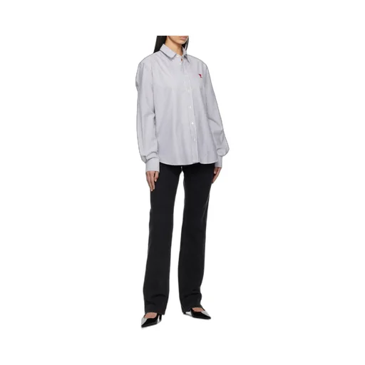 Ami De Coeur Button-Down Striped Shirt