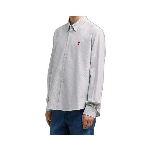 Ami De Coeur Button-Down Striped Shirt
