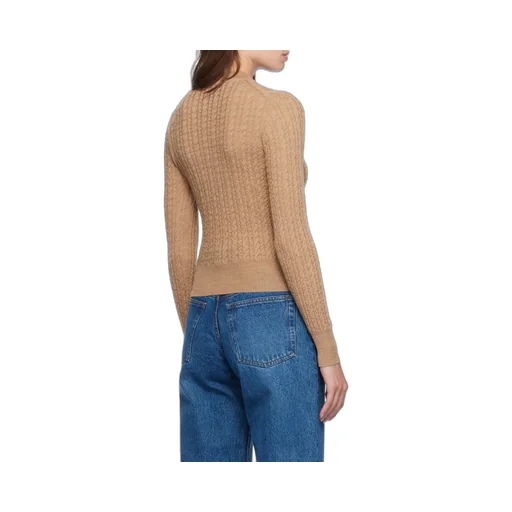 Cableknit Crewneck Sweater