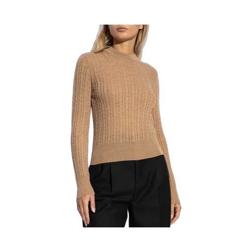 Cableknit Crewneck Sweater