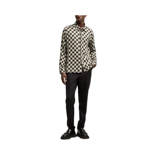 Check Printed Twill Shirt