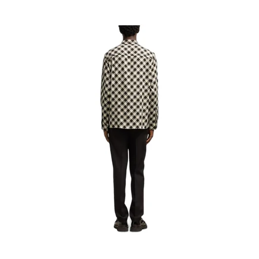 Check Printed Twill Shirt