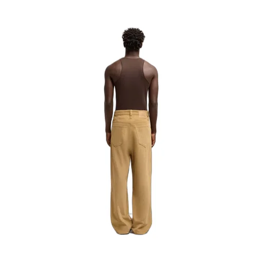 Corduroy Logo Patch Straight-Leg Trousers