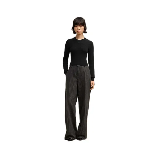 De Coeur Mesh Round-Neck Sweater