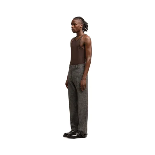 Straight-Leg Tailored Trousers