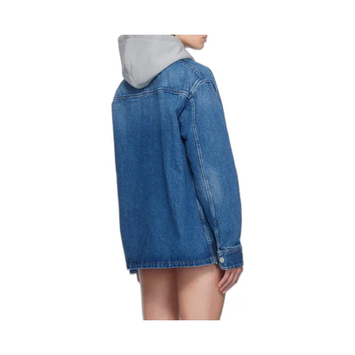 Ami De Coeur Logo Embossed Denim Shirt
