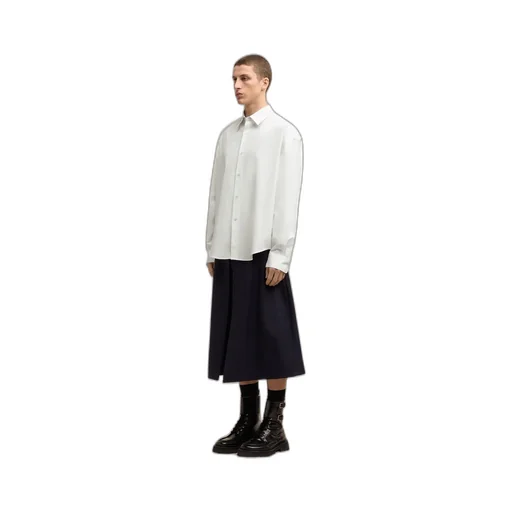 Boxy Fit Poplin Shirt