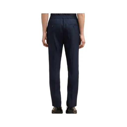 Straight-Leg Tailored Pants