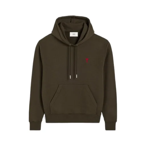 Ami De Coeur Drawstring Long-Sleeved Hoodie