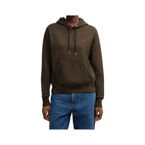 Ami De Coeur Drawstring Long-Sleeved Hoodie