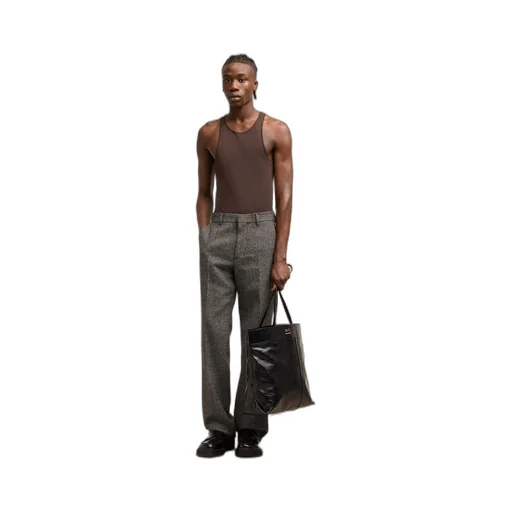 Straight-Leg Tailored Trousers