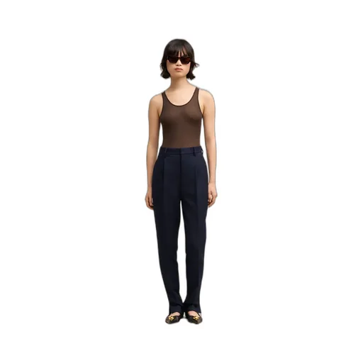 High Waisted Cigarette Trousers