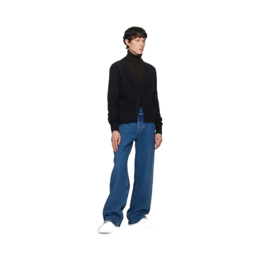 Logo Embroidered V-Neck Cardigan