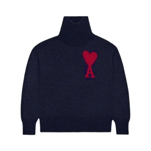 Ami De Coeur Logo Intarsia Knitted Jumper
