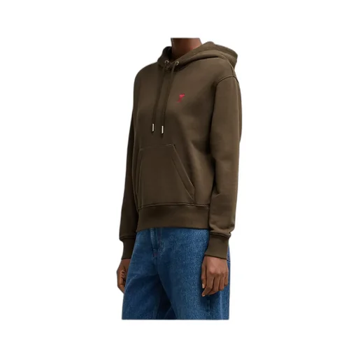 Ami De Coeur Drawstring Long-Sleeved Hoodie