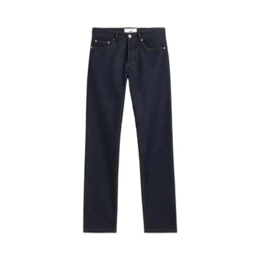 Logo Patch Straight-Leg Jeans