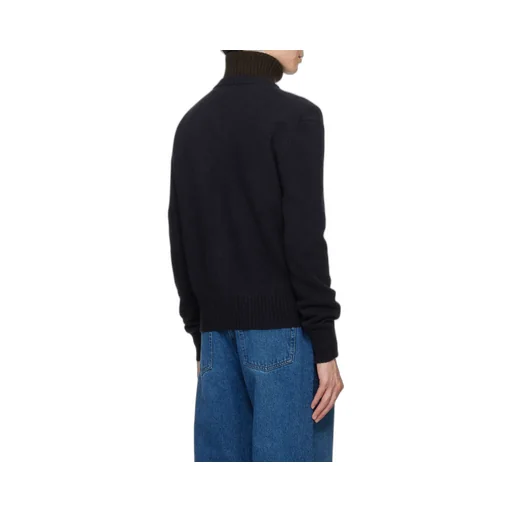 Logo Embroidered V-Neck Cardigan