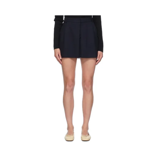 Concealed-Fastened Mini Skirt
