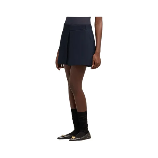 Concealed-Fastened Mini Skirt