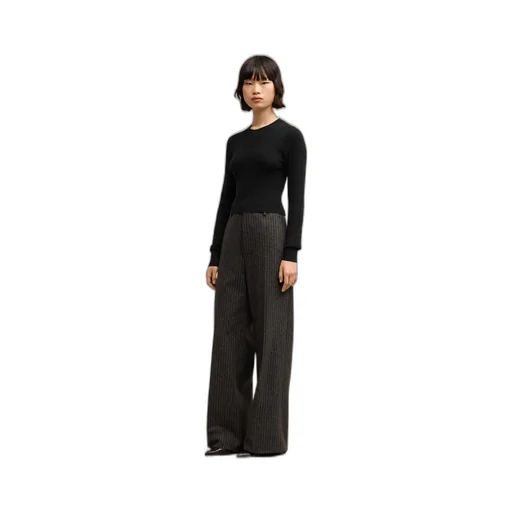 De Coeur Mesh Round-Neck Sweater