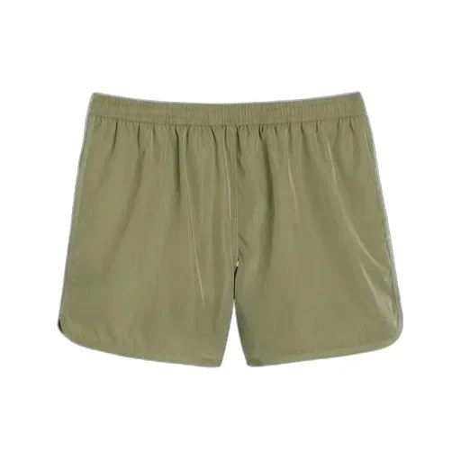 Elastic Waistband Swim Shorts