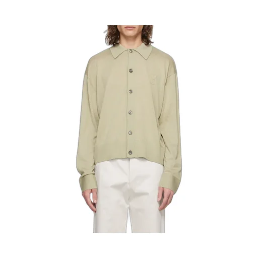 Long-Sleeved Button-Up Cardigan