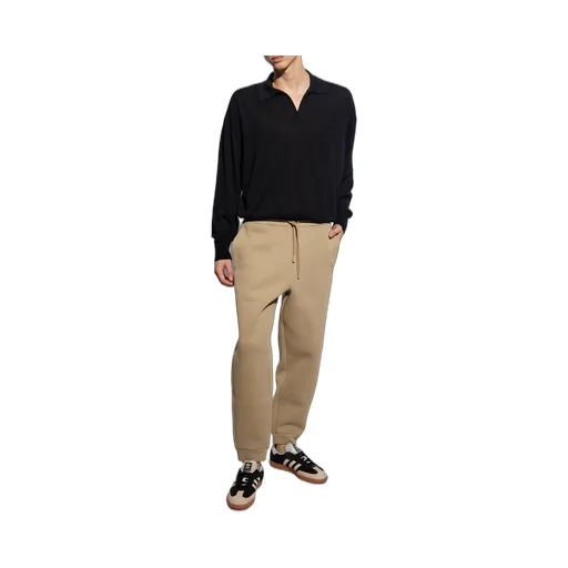Logo Embossed Drawstring Track Pants