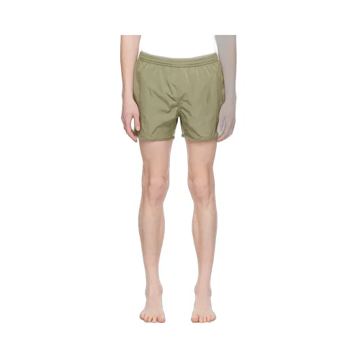 Elastic Waistband Swim Shorts