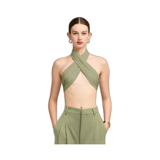 Halterneck Cropped Top