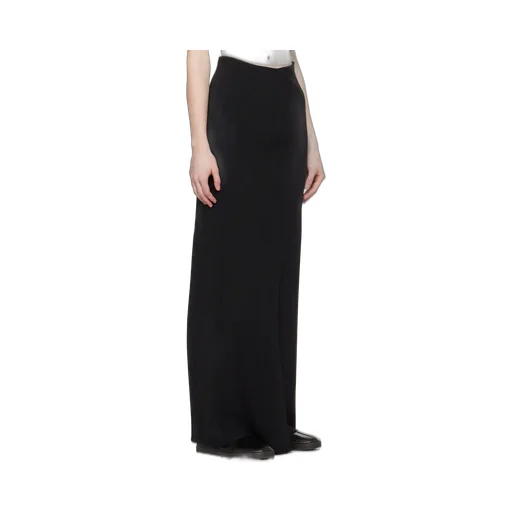 Bias-Cut Flared Maxi Skirt