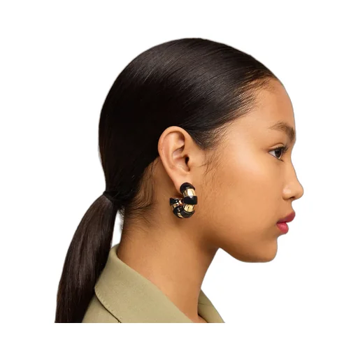 Logo Stripe Earrings