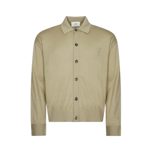 Long-Sleeved Button-Up Cardigan