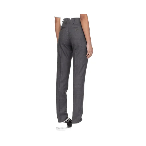 Logo Wool Casual Pants