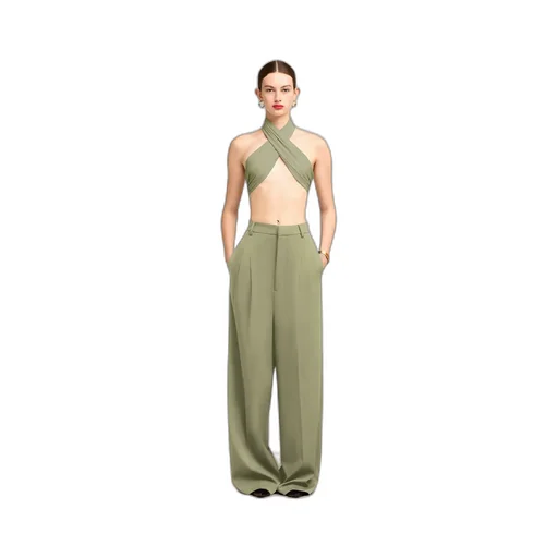 Halterneck Cropped Top