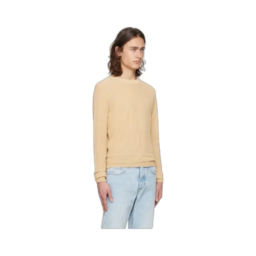 Round-Neck Long-Sleeved Sweater
